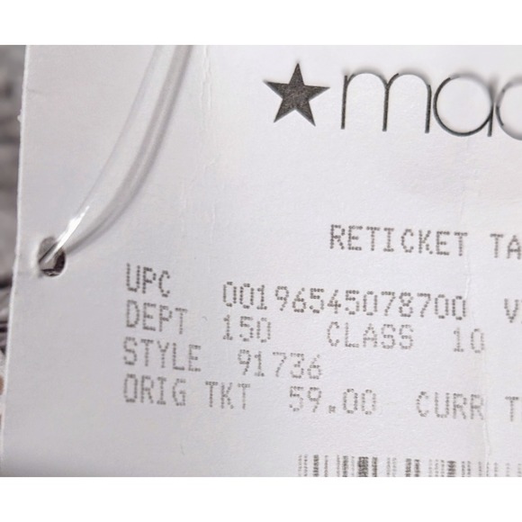 Vince Camuto Animal Print Tank Top Sleeveless Ruffle Strap Casual Medium NWT $59 - Picture 8 of 11